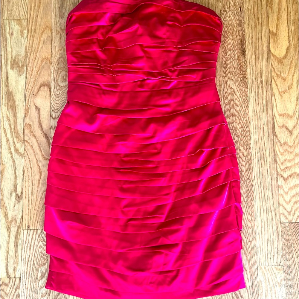 Hot Pink Mini Cocktail Dress